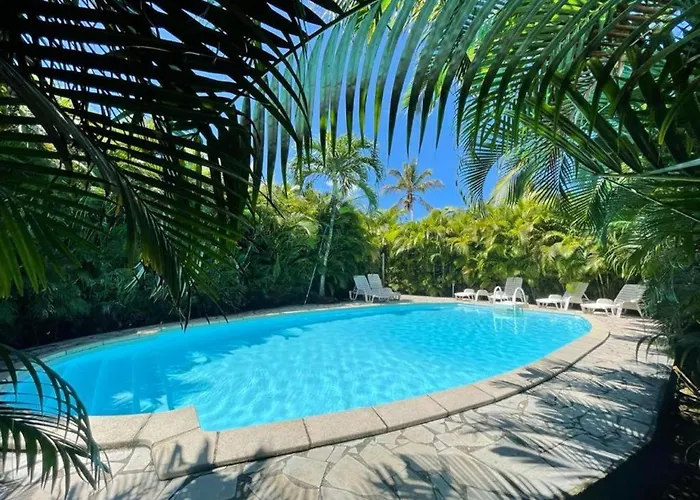 Maison d\'une chambre avec vue sur la mer piscine partagee et jardin clos a Sainte Rose